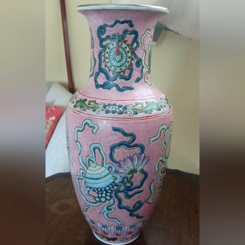 Qing Dynasty tongzi era Antique Porcelain Vase